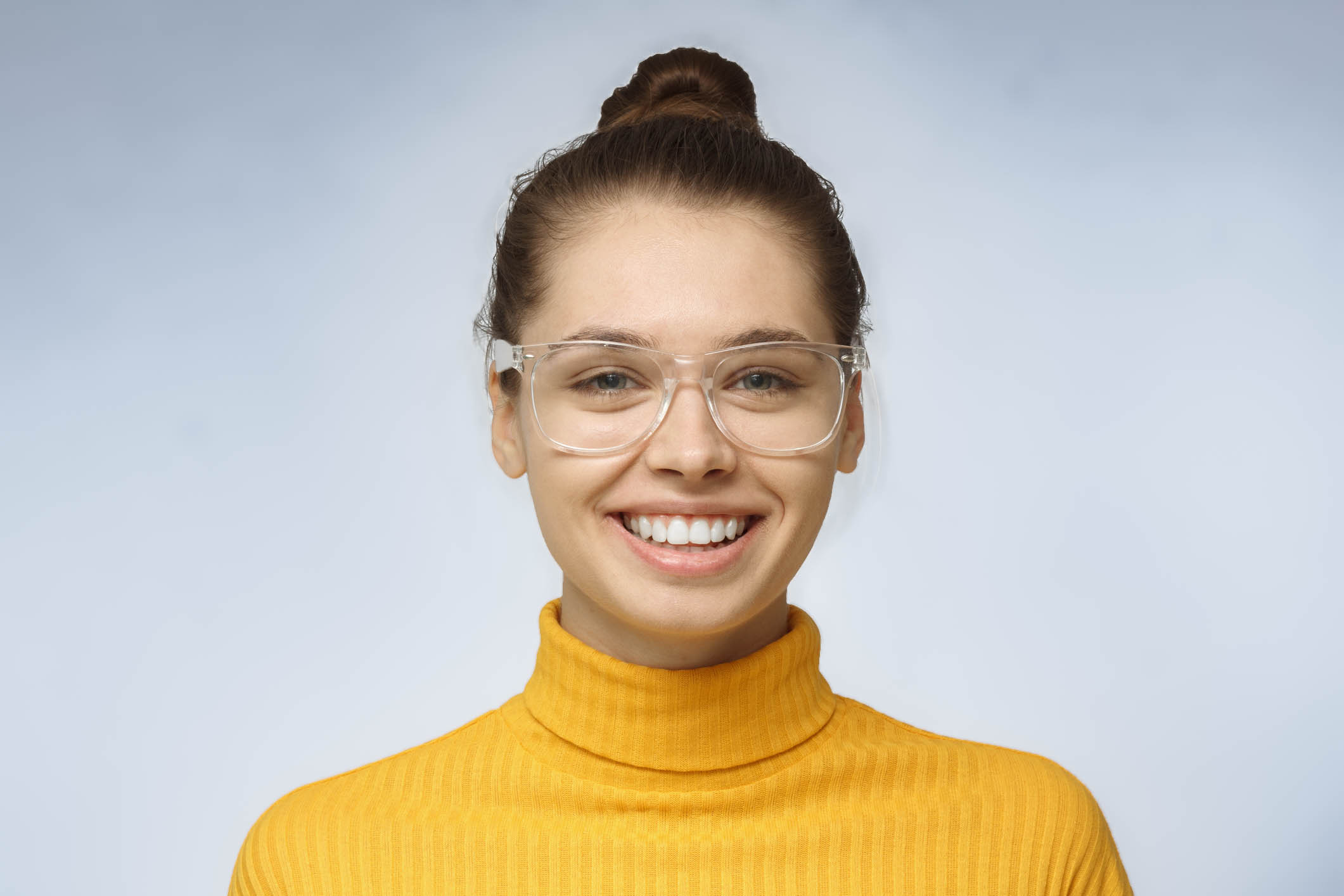 woman smiling