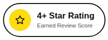 Earn a 4+ Star Review Rating