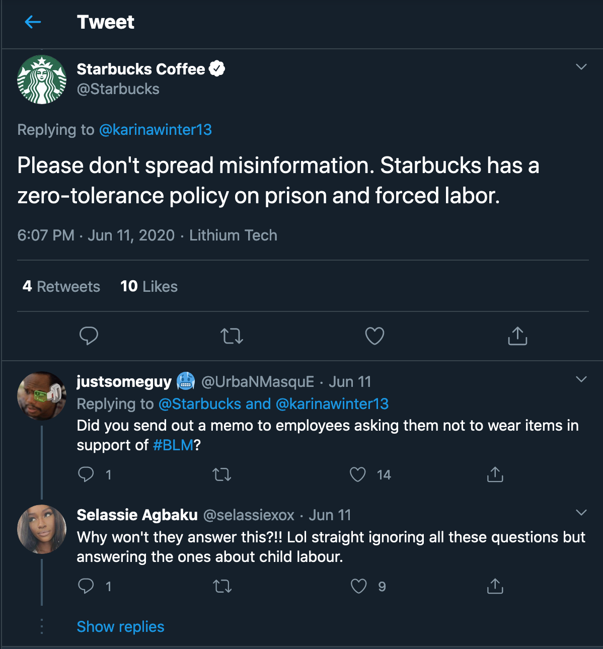 Online Reputation Management Starbucks
