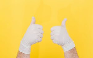 Two thumbs up to show that there are benefits to online reputation management