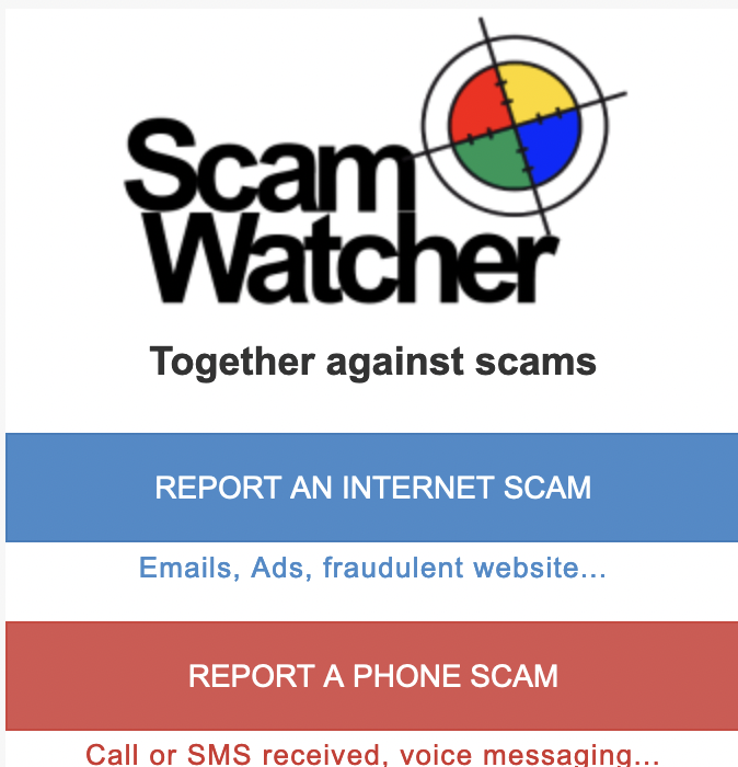 Service to remove scamwatcher.com