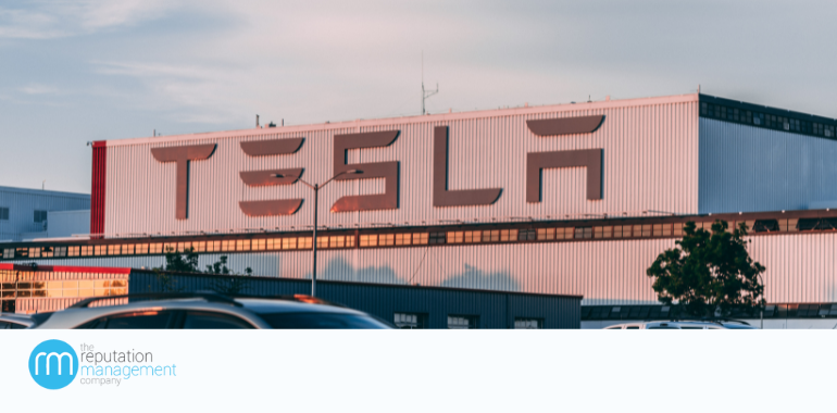 Tesla and their online reputation management